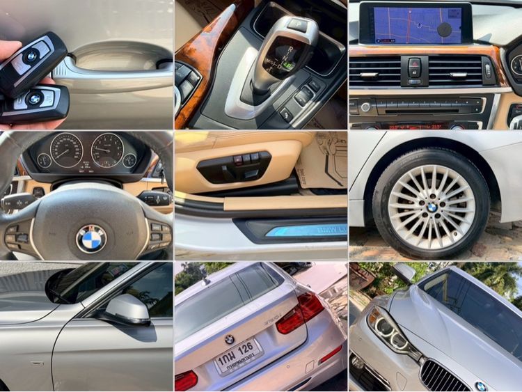 BMW Series 3 2013 320i Sedan เบนซิน ไม่ติดแก๊ส เกียร์อัตโนมัติ เทา รูปที่ 3