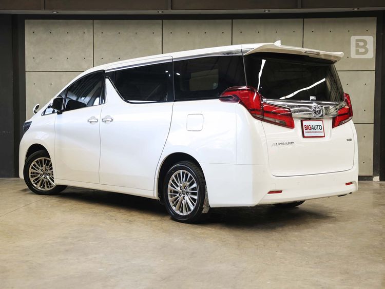 Toyota Alphard 2018 3.5 Van เบนซิน ไม่ติดแก๊ส เกียร์อัตโนมัติ ขาว รูปที่ 4