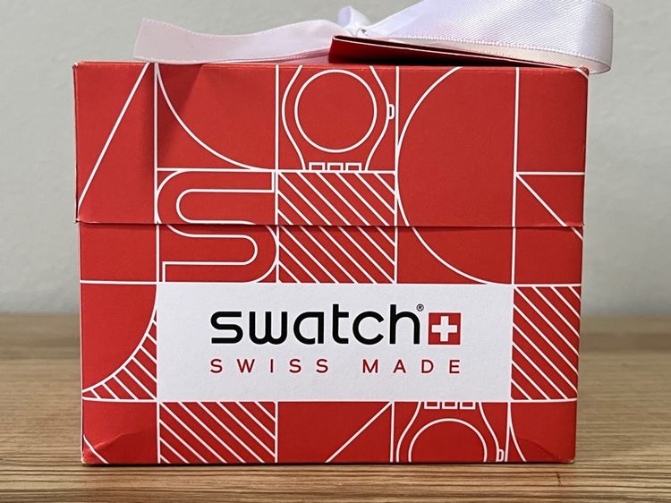ขาย  Omega x Swatch สีแดง (Mission to Mars)  อุปกรณ์ กล่อง  การ์ด ใบเสร็จ  สาย 2เส้น  พร้อมส่ง ราคา 8500 บาท สนใจต่อลอง 0995373056 ครับ รูปที่ 7