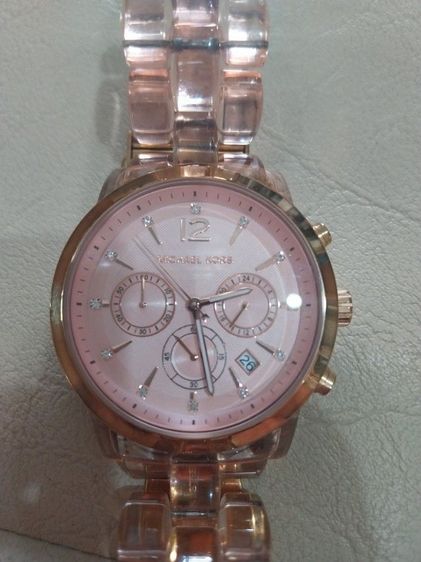 ขายนาฬิกาผู้หญิง Michael Kors รุ่น Audrina สีชมพูโรสโกลด์ (MK6203) 