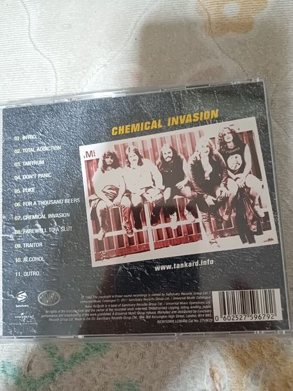 CDs เพลงแนว Metal วง Tankard อัลบั้ม Zombie Attack, Chemical Invasion+The Morning After+Alien กับ The Meaning of Life ปี 1986-1990 ครับ รูปที่ 4