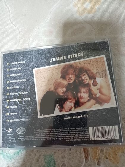 CDs เพลงแนว Metal วง Tankard อัลบั้ม Zombie Attack, Chemical Invasion+The Morning After+Alien กับ The Meaning of Life ปี 1986-1990 ครับ รูปที่ 2