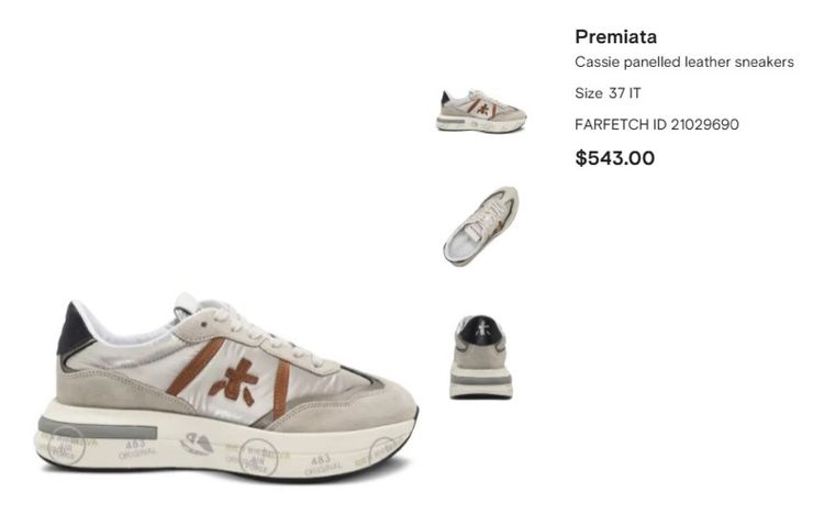 รองเท้า sneakers แบรนด์ Premiata ไซส์ 37 รูปที่ 4