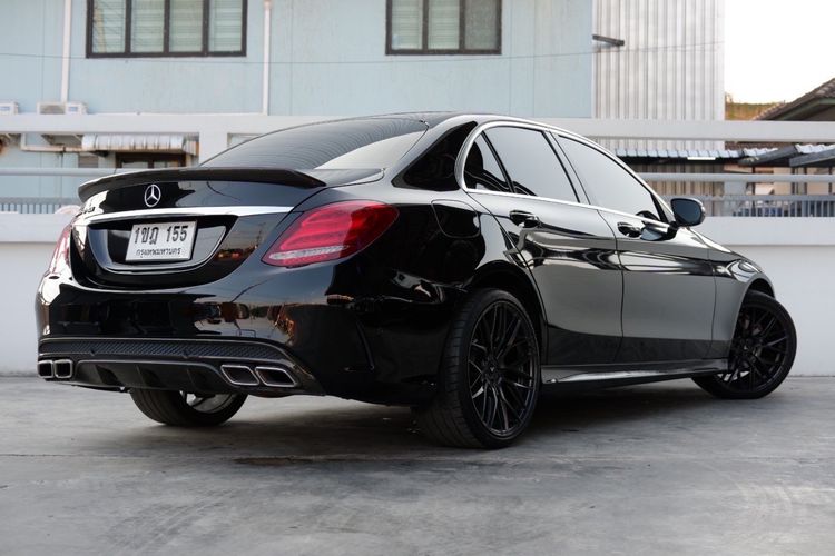 Mercedes-Benz C-Class 2015 C200 Sedan เบนซิน ไม่ติดแก๊ส เกียร์อัตโนมัติ ดำ รูปที่ 3