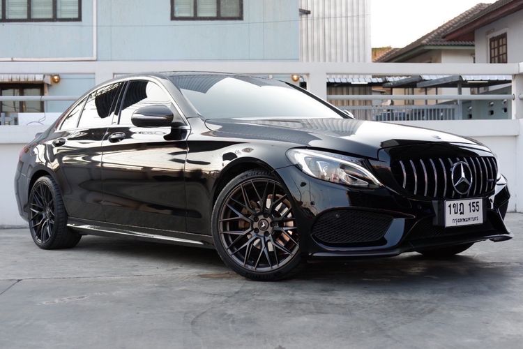 Mercedes-Benz C-Class 2015 C200 Sedan เบนซิน ไม่ติดแก๊ส เกียร์อัตโนมัติ ดำ รูปที่ 4