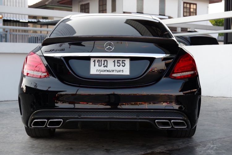 Mercedes-Benz C-Class 2015 C200 Sedan เบนซิน ไม่ติดแก๊ส เกียร์อัตโนมัติ ดำ รูปที่ 2