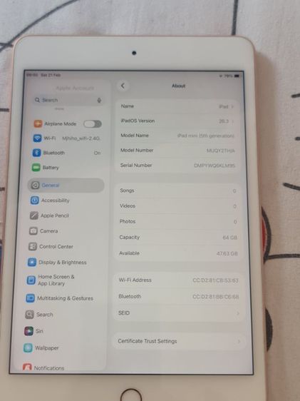 ipad mini 5 Wifi 64Gb รูปที่ 10