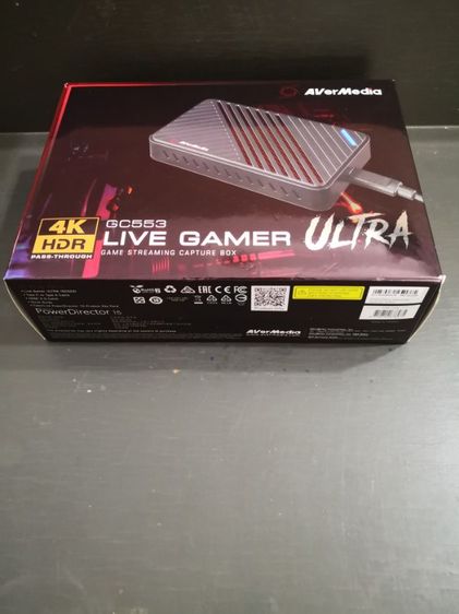 AVerMedia GC553 Live Gamer Ultra Game Streaming Capture Box 4K รองรับวิดีโอ 4K HDR