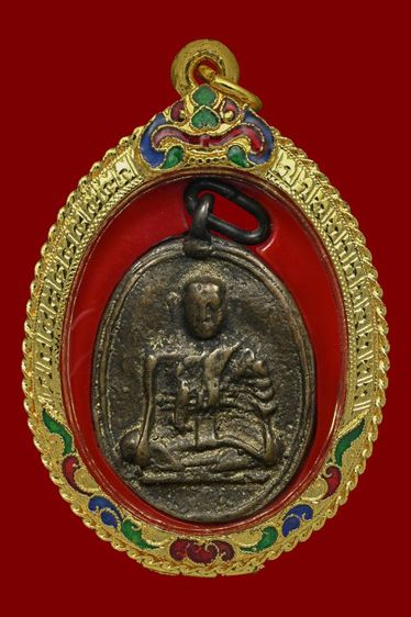 เหรียญหล่อหลวงพ่อจั่น วัดบางมอญ ปี2465 จ.อยุธยา สภาพสวย พระเก่าเก็บสวยเดิม