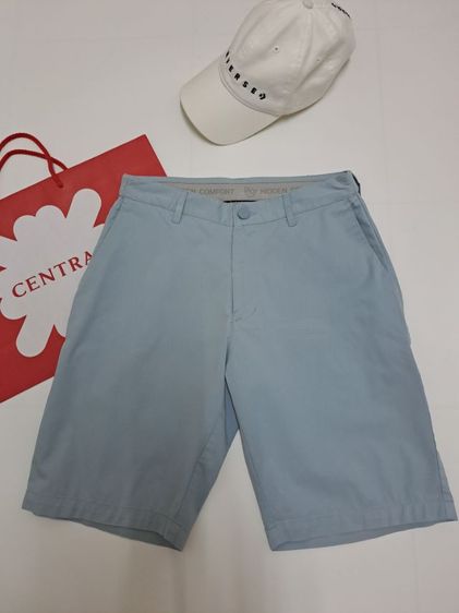 M กางเกงขาสั้นสีฟ้าพาสเทล ผ้าชิโน แบรนด์ Giordano‼️