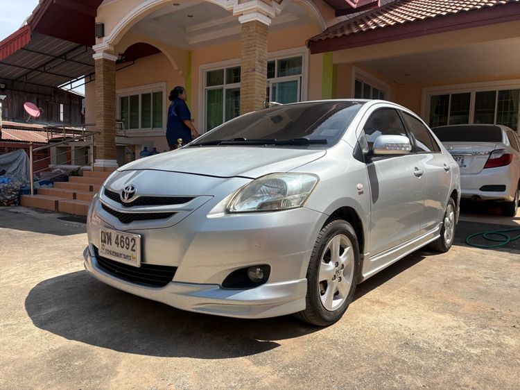 Toyota Vios 2008 1.5 J Sedan เบนซิน ไม่ติดแก๊ส เกียร์ธรรมดา บรอนซ์เงิน รูปที่ 3