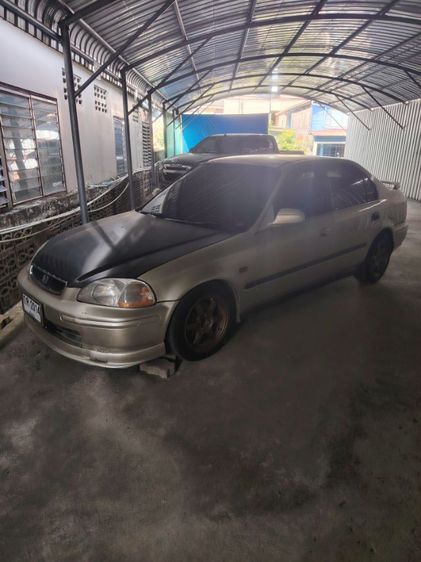 Honda Civic 1999 1.6 EXi Sedan เบนซิน ไม่ติดแก๊ส เกียร์อัตโนมัติ น้ำตาล รูปที่ 3