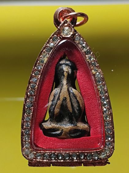 พระปิดตาเก่า หลวงปู่ยิ้ม วัดหนองบัว จ.กาญจนบุรี ยุคแรก สภาพสวยเดิม พระเก่าเก็บของคนโบราณ หายาก พบน้อย น่าใช้มาก