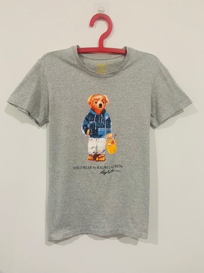 แขนสั้น เทา อื่นๆ อื่นๆ เสื้อยืด POLO RALPH LAUREN ลายหมี แท้ 💯 size S ขนาด อก 19 ยาว 26.5 นิ้ว สภาพใหม่มาก ลายสวยแบบเรียบ ผ้านิ่มมากหายากน่าสะสมครับ