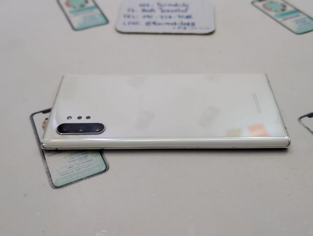 ขาย เทิร์น Samsung Galaxy Note 10 Plus 512 Gb Aura White ศูนย์ไทย ขายตามสภาพ มีตัวเครื่องอย่างเดียว ไม่มีอุปกรณ์อื่น เพียง 2,990 บาท ครับ   รูปที่ 3