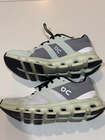 รองเท้าวิ่ง ON size 38.5 ผญ ของแท้ มือ2 รุ่น CLOUDRUNNER สีเทา-เขียว รูปที่ 8