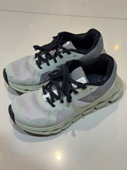 รองเท้าวิ่ง ON size 38.5 ผญ ของแท้ มือ2 รุ่น CLOUDRUNNER สีเทา-เขียว รูปที่ 7