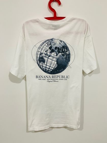 เสื้อยืด BANANA REPUBLIC กระเป๋าซ้าย Made in USA 🇺🇸 รุ่นเก่า แท้ 💯 size L ขนาดอก 22 ยาว 28 นิ้ว สภาพดีใหม่มาก ดีเทลสวย เนื้อผ้านิ่มมาก รูปที่ 6