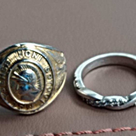 แหวนมีตอก 925 รูปที่ 2