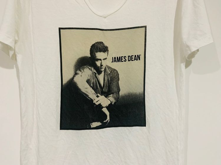 เสื้อยืด JAMES DEAN by ZARA แท้ 💯 size L ขนาดอก 20.5 ยาว 27.5 นิ้ว สภาพใหม่มาก สกีนจม ลายสวย เนื้อผ้านิ่มมาก หายากน่าสะสมครับ รูปที่ 2