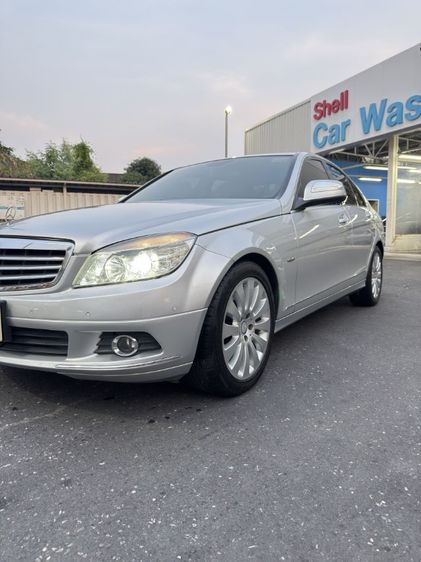 Mercedes-Benz C-Class 2008 C200 Kompressor Sedan เบนซิน ไม่ติดแก๊ส เกียร์อัตโนมัติ บรอนซ์เงิน รูปที่ 2