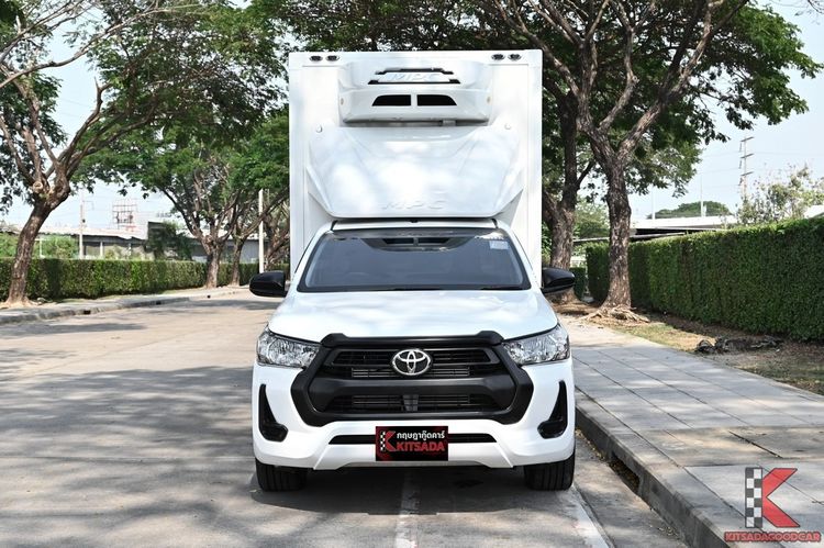 Toyota Hilux Revo 2023 2.4 Entry Pickup ดีเซล ไม่ติดแก๊ส เกียร์ธรรมดา ขาว รูปที่ 2