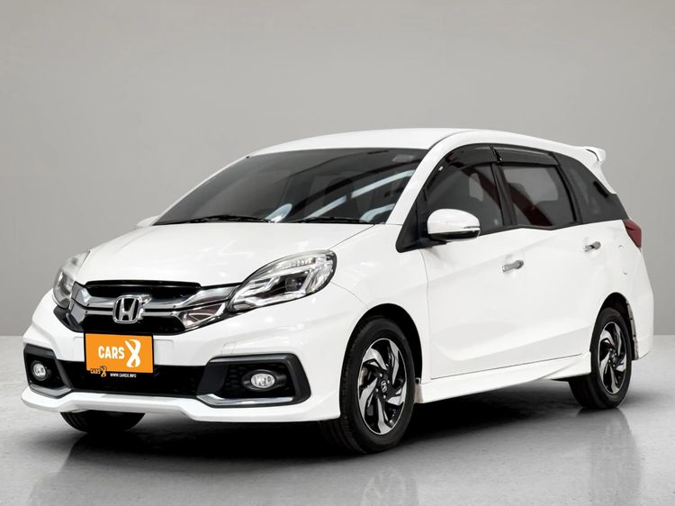 Honda Mobilio 2015 1.5 RS Utility-car เบนซิน ไม่ติดแก๊ส เกียร์อัตโนมัติ ขาว