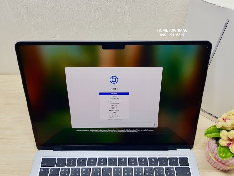 MacbookAir (Retina13-inch, 2025) M4 10-Core CPU 8-Core GPU SSD 256Gb Ram 16Gb Sky Blue ของใหม่มือ1 ประกันเดิน รูปที่ 9