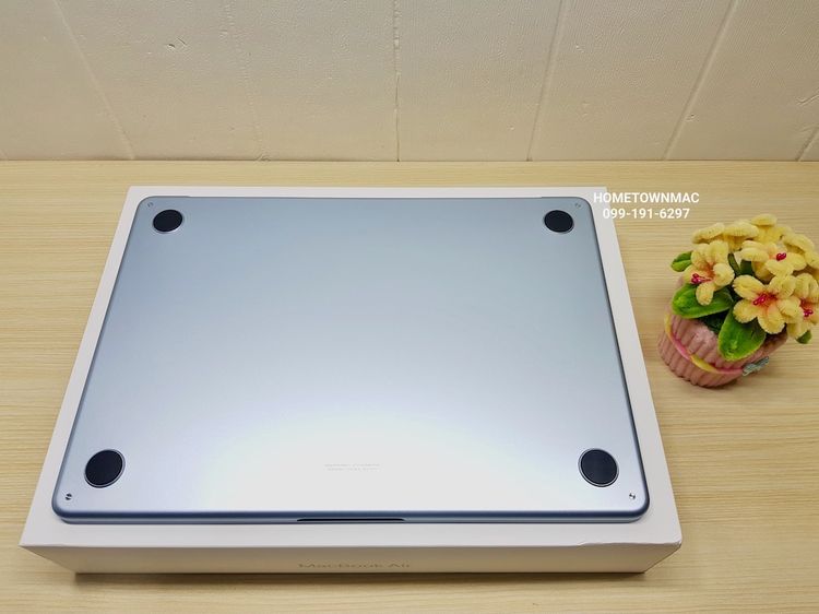 MacbookAir (Retina13-inch, 2025) M4 10-Core CPU 8-Core GPU SSD 256Gb Ram 16Gb Sky Blue ของใหม่มือ1 ประกันเดิน รูปที่ 8
