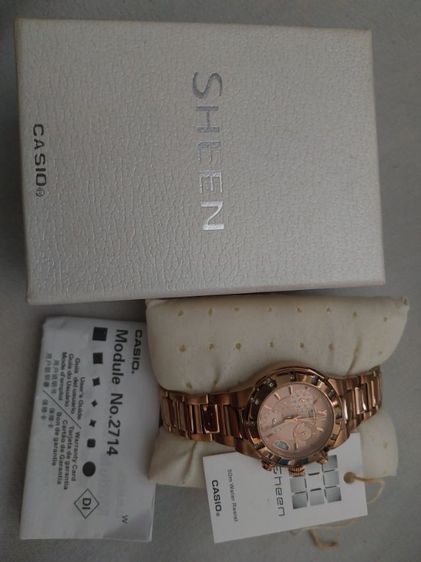 ขายนาฬิกาCASIO SHEEN สีโรสโกลด์ รูปที่ 5