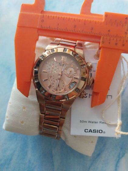 ขายนาฬิกาCASIO SHEEN สีโรสโกลด์ รูปที่ 12