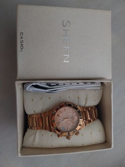 ขายนาฬิกาCASIO SHEEN สีโรสโกลด์ รูปที่ 4