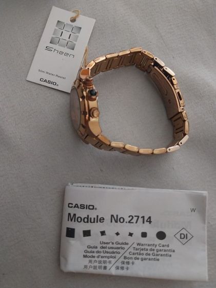 ขายนาฬิกาCASIO SHEEN สีโรสโกลด์ รูปที่ 7