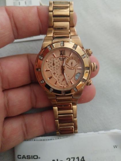 ขายนาฬิกาCASIO SHEEN สีโรสโกลด์ รูปที่ 6