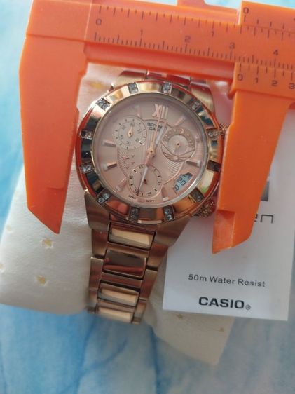 ขายนาฬิกาCASIO SHEEN สีโรสโกลด์ รูปที่ 13