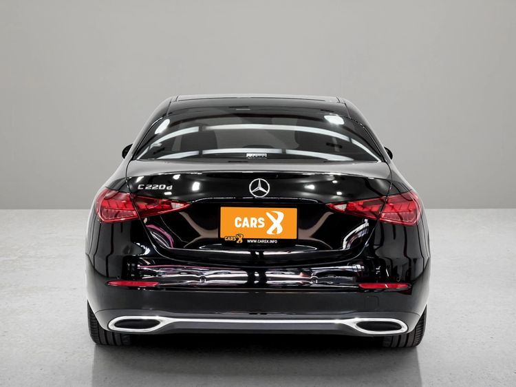 Mercedes-Benz C-Class 2022 C220 Sedan ดีเซล ไม่ติดแก๊ส เกียร์อัตโนมัติ ดำ รูปที่ 3