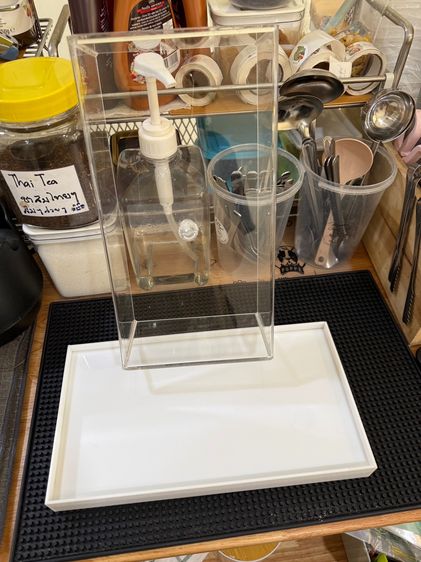 กล่องครอบอะคริลิคที่ครอบขนมหรือครอบอาหาร รูปที่ 2