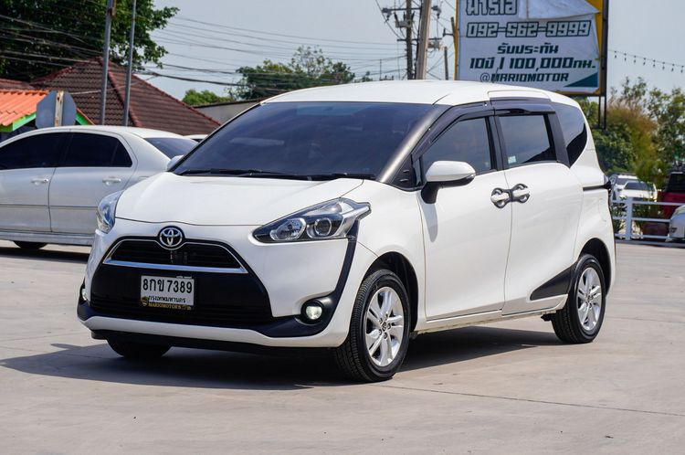 Toyota Sienta 2018 1.5 G Utility-car เบนซิน ไม่ติดแก๊ส เกียร์อัตโนมัติ ขาว รูปที่ 3