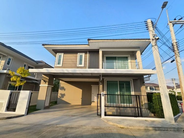 บ้านใหม่ให้เช่า พร้อมเข้าอยู่ โครงการพรีโก้ สันกำแพงสายใหม่
