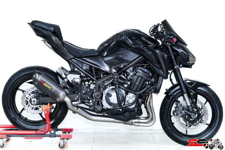 KAWASAKI Z900 ABS สีดำ ปี2018 ท่อ AKRAPOVICแท้ กันสะบัด Hyperpro ยางใหม่หน้าหลัง รถสวยมาก ฟรีดาวน์ รูปที่ 12