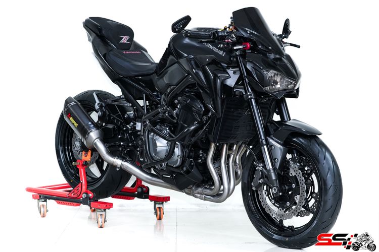 KAWASAKI Z900 ABS สีดำ ปี2018 ท่อ AKRAPOVICแท้ กันสะบัด Hyperpro ยางใหม่หน้าหลัง รถสวยมาก ฟรีดาวน์ รูปที่ 9