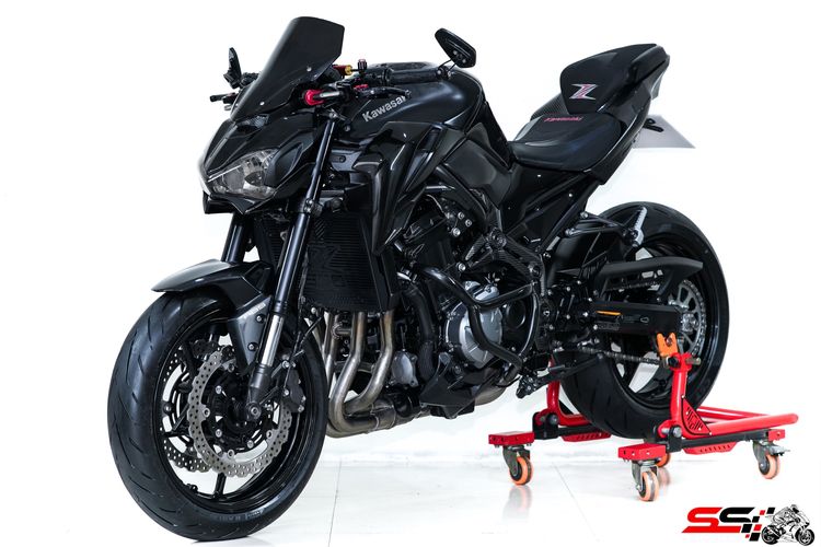 KAWASAKI Z900 ABS สีดำ ปี2018 ท่อ AKRAPOVICแท้ กันสะบัด Hyperpro ยางใหม่หน้าหลัง รถสวยมาก ฟรีดาวน์ รูปที่ 16