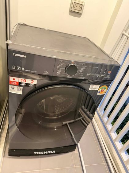 เครื่องซักผ้าฝาหน้า Toshiba Inverter 9.5 กก. รูปที่ 2
