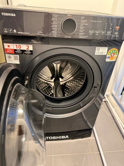 เครื่องซักผ้าฝาหน้า Toshiba Inverter 9.5 กก.