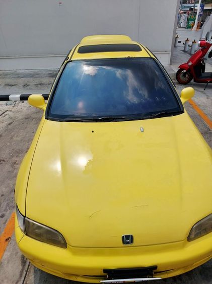 รถ Honda Civic 1.5 EX สี เหลือง