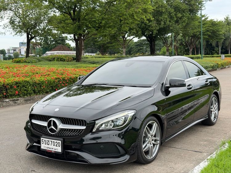 Mercedes-Benz CLA-Class 2017 CLA250 AMG Sedan เบนซิน ไม่ติดแก๊ส เกียร์อัตโนมัติ ดำ รูปที่ 3