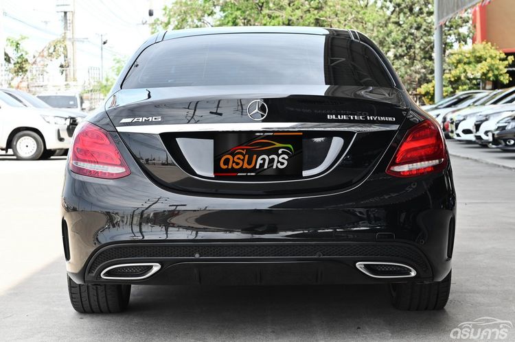Mercedes-Benz C-Class 2015 C300 Sedan ไฮบริด ไม่ติดแก๊ส เกียร์อัตโนมัติ ดำ รูปที่ 4