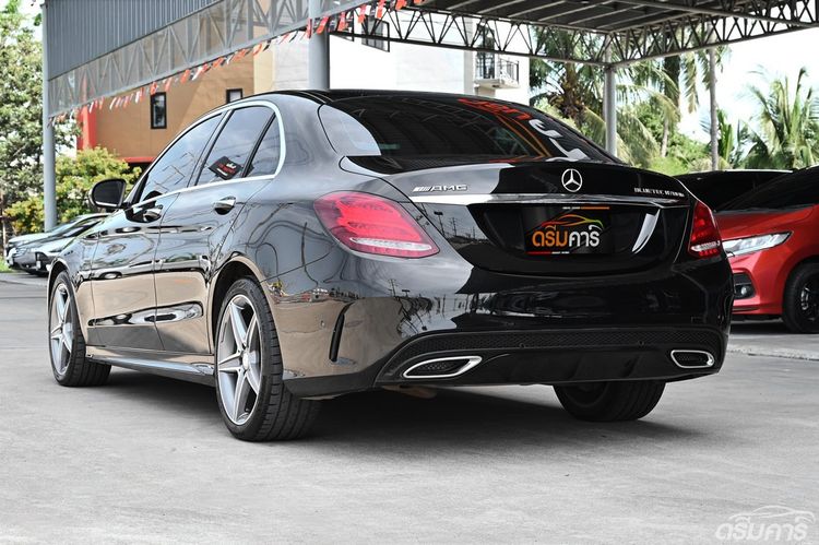 Mercedes-Benz C-Class 2015 C300 Sedan ไฮบริด ไม่ติดแก๊ส เกียร์อัตโนมัติ ดำ รูปที่ 3