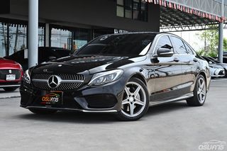 Mercedes-Benz C300 BlueTEC Hybrid AMG Dynamic W205 ปี 2015 รถบ้านมือเดียวออกห้าง ชุดแต่ง AMG แท้ ประวัติศูนย์ครบ ไมล์น้อย (BEI)