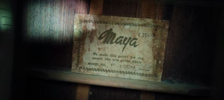 ขายกีต้าร์ Maya F. 100 Japan  รูปที่ 6